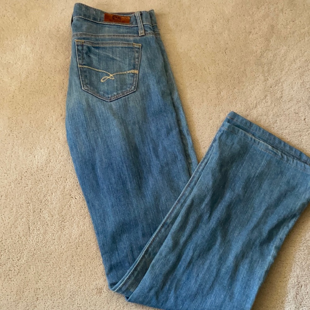 Ruehl No.925 Women's Straight Leg Jeans - Medium Blue Wash
